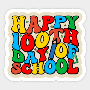 Happy 100th Day Of School Sticker